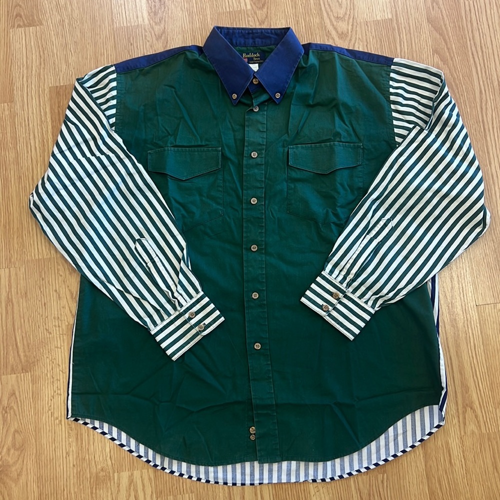 Vintage Ruddock Bros Shirt makers Made In USA Sz L